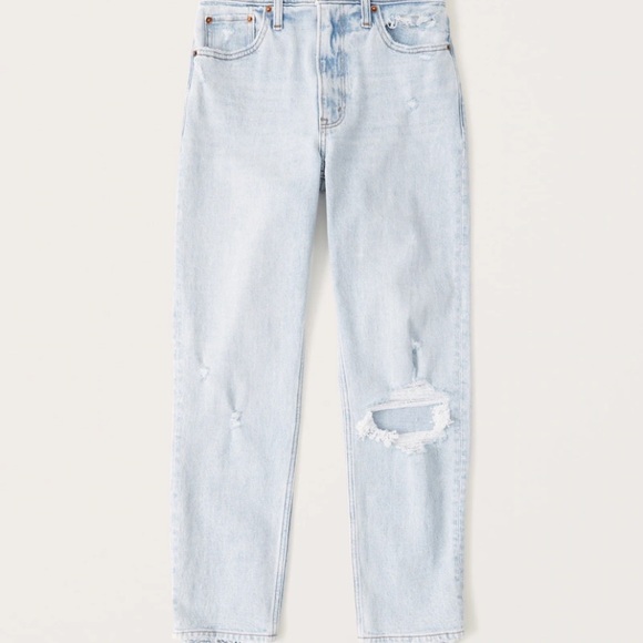 NWT: High rise Mom Jens - Abercrombie - Picture 2 of 8